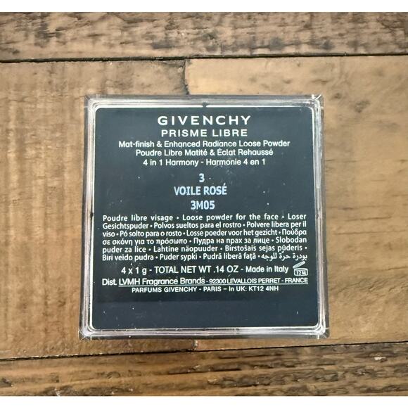 Givenchy Prisme Libre Loose Powder 3 Voile Rosé 4-in-1 Harmony Radiance Italy - Picture 2 of 6